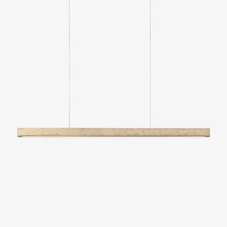 Imiror Minimalist Travertine Linear Pendant Light - Neutralighting