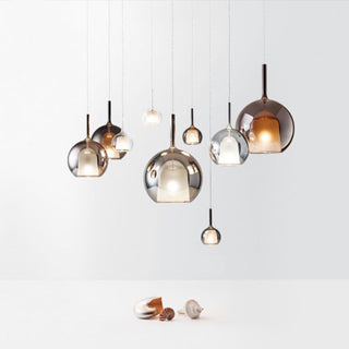 Valentina Moderno Sfera LED Lampade a Sospensione Vetro