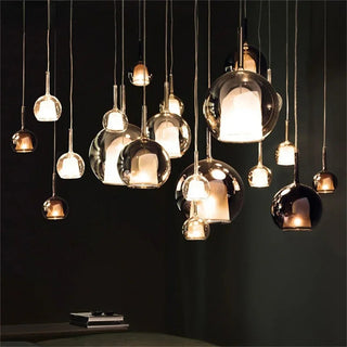 Valentina Moderno Sfera LED Lampade a Sospensione Vetro