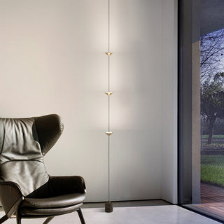 Mira Minimalista LED Insolito Lampade da Terra Metallo Lineare Snello