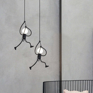 Arisha LED Ferro Speciale Design Uomo Lampada a Sospensione