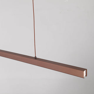 Arisha Moderna LED Lampada a Sospensione Metallo Nero/Marrone Lineare