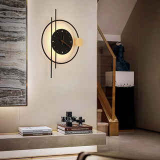 Arisha Applique Ferro/Acrilico Nero/Oro Orologio