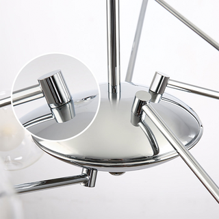 Valentina Nordico Bauhaus Lampadari Metallo Vetro Soggiorno