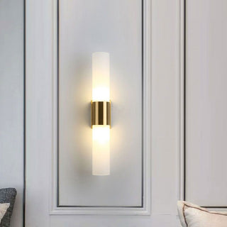Arisha Applique 2 Luci Nero/Oro LED Moderno
