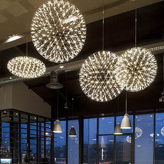 Arisha Fuochi D'artificio Arte Sfumatura Orbitale Deco Lampade a Sospensione