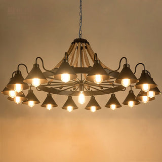 Silva Lampadari Candeliere Industriale Metallo LED Soggiorno