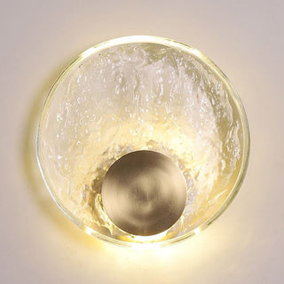 Kristy Design LED Bellissimo Applique Arte Deco Globo Cristale Metallo Camera da Letto Oro
