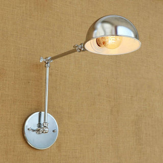 Epoch Minimalista LED Applique Metallo Regolabile Argento