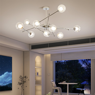 Valentina Nordico Bauhaus Lampadari Metallo Vetro Soggiorno