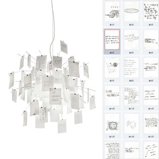 Ortheen Individual Creativity Paper Metal Chandelier - Lamp Copper