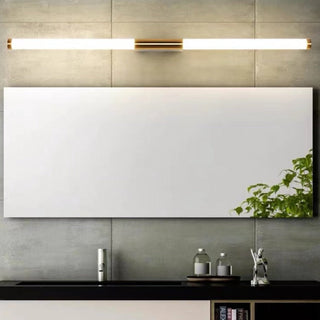 Arisha Moderno LED Applique Metallo Linea Acrilico Oro