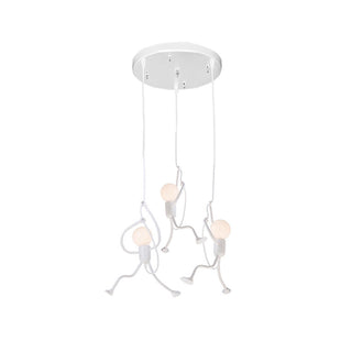Arisha LED Ferro Speciale Design Uomo Lampada a Sospensione