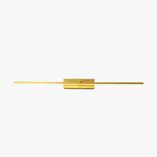 Arisha Moderno Lineare Classico LED Applique Metallo Oro Specchio Bagno