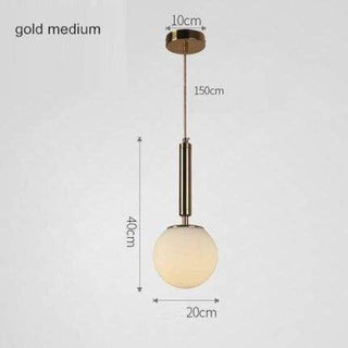 Valentina Moderno LED Vetro Palla Lampade a Sospensione Bianco/Chiaro