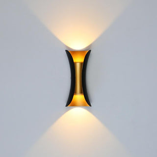 Ray Minimalismo LED Applique da Esterno Curva Montate Corridoio