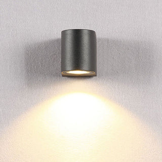Ray Moderne LED Lampade da Esterno Metallo Nero Quadrato Minimalista