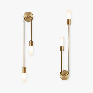 Arisha Moderno LED Applique Metallo Acrilico Oro