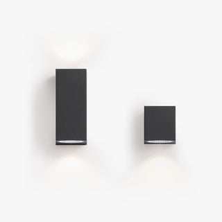 Ray Moderne LED Lampade da Esterno Metallo Nero Quadrato Minimalista
