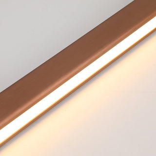Arisha Moderna LED Lampada a Sospensione Metallo Nero/Marrone Lineare