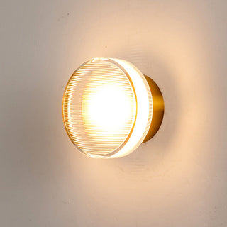 Arisha Moderno LED Piccolo Applique Trasparente Metallo Acrilico