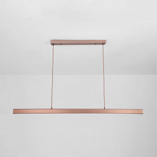 Arisha Moderna LED Lampada a Sospensione Metallo Nero/Marrone Lineare