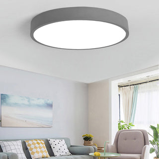 Valentina Moderno LED Plafoniere Rotondo Circolare Semplice Giallo/Blu/Verde/Rosa/Grigio Soggiorno/Camera da Letto