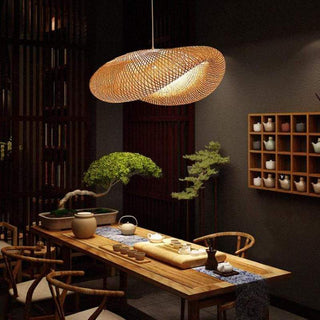 Ritta Moderne LED Lampade a Sospensione Bambù Sala da Pranzo/Cucina