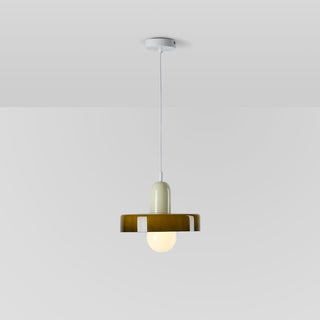 Valentina Moderni Design LED Lampada a Sospensione Multicolore Vetro