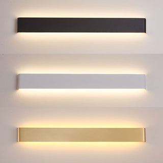 Arisha Minimalista Applique Nero/Bianco/Oro Rettangolare Bagno