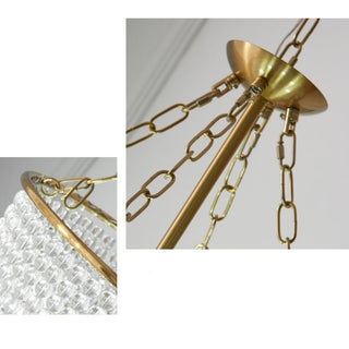 Silva Moderno LED Cristallo Acrilico Lampadari Oro Soggiorno