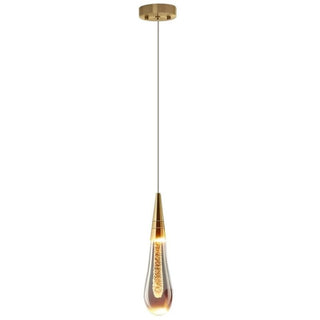 Kristy Lampada a Sospensione Metallo/Acrilico Oro Goccia Creative