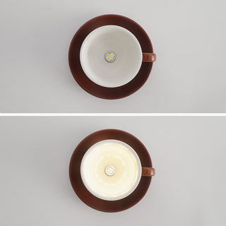 Valentina Moderno Tazze Caffè Ceramica Plafoniere, Blu/Rosa/Giallo