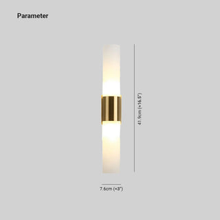 Arisha Applique 2 Luci Nero/Oro LED Moderno