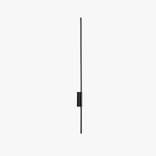 Arisha Moderna LED Applique Metallo Acrilico Nero/Ottone Lineare