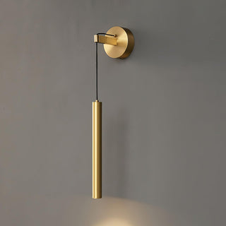 Thomasina Modern Minimalist Line Brass Wall Light - Letslighting