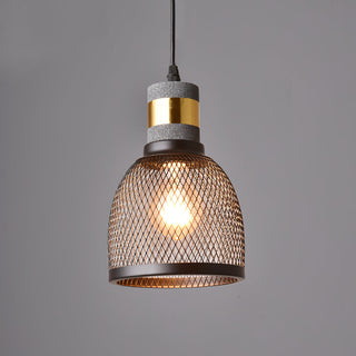 Arisha Lampada a Sospensione Industriale Cilindrica in Cemento