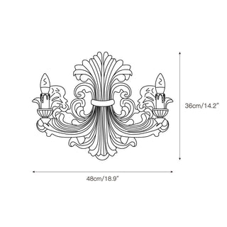 Eon Premium Elegance Traditional Plaster Wall Lamp - Lamp Copper
