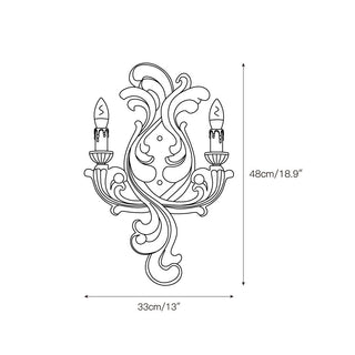 Eon Premium Elegance Traditional Plaster Wall Lamp - Lamp Copper