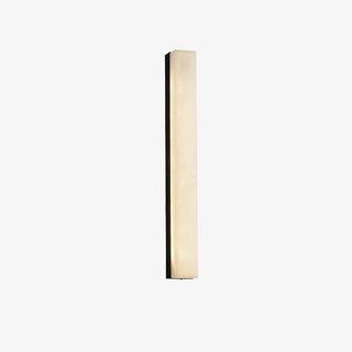 Kristy Lampada da Parete Lineare in Ottone e Alabastro