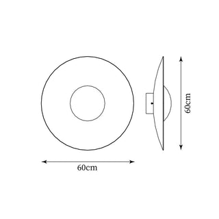 Wall Lamp Eclipse Inspired Halo Glow Modern Minimalist Art Accent - Letslighting