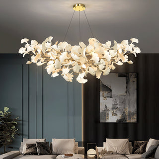Olivia Lampadario di Lusso in Ceramica con Forma a U