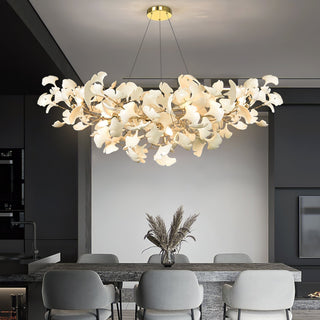 Olivia Lampadario di Lusso in Ceramica con Forma a U