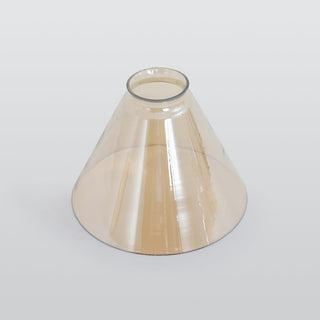 Arisha Industriale LED Lampada a Sospensione Vetro Chiaro/Ambra/Grigio Fumo