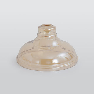 Arisha Industriale LED Lampada a Sospensione Vetro Chiaro/Ambra/Grigio Fumo