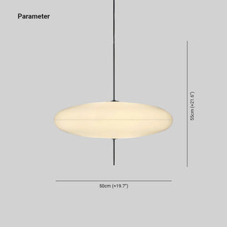 Ritta Nordico LED Moderna Lampada a Sospensione Ovale Singola