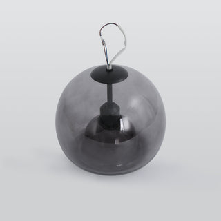 Arisha Moderno LED Lampade a Sospensione Cupola Vetro Oro/Nero Trasparente
