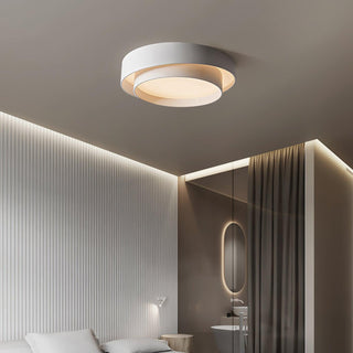 Arisha Lampada da Soffitto con Doppio Anello a Forma Cilindrica