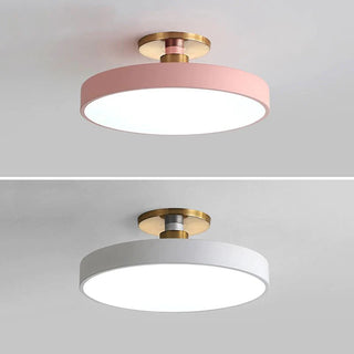 Valentina Nordico Minimalista Rotondo Plafoniere Metallo Acrilico Cucina