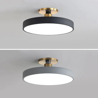 Valentina Nordico Minimalista Rotondo Plafoniere Metallo Acrilico Cucina